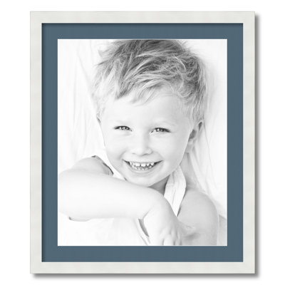 Wood Matte Picture Frame with Mat