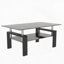 Table basse rectangulaire en verre noir, table basse transparente, tables d'appoint modernes pour le salon, meubles de salon-1775193710