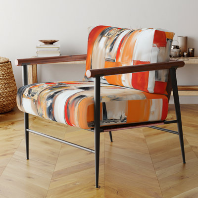 Chaise d'appoint rembourrée Gambel Nicosha