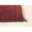 Tapis rouge en laine noué à la main de conception unique 4 pi 11 po x 6 pi 6 po Monelle