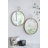 Circle Wall Mirror With Iron Frame-1453768887