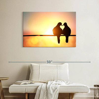 Hardie Love Birds Silhouette