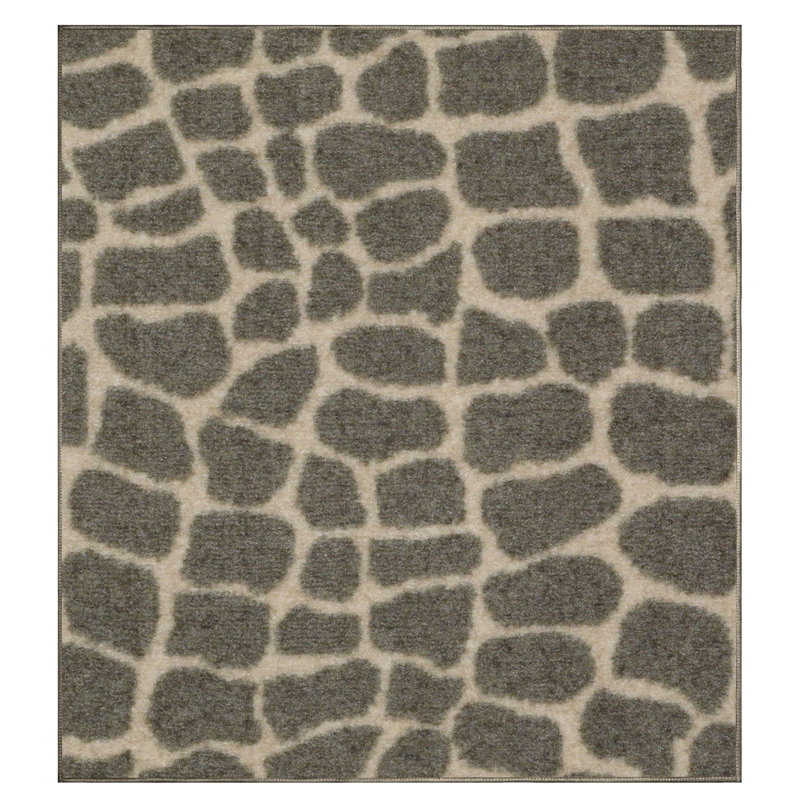 Animal Print Indoor Rug, Square 7'