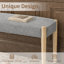 Banc rembourré en chenille de l 42 po-413239763-407250858