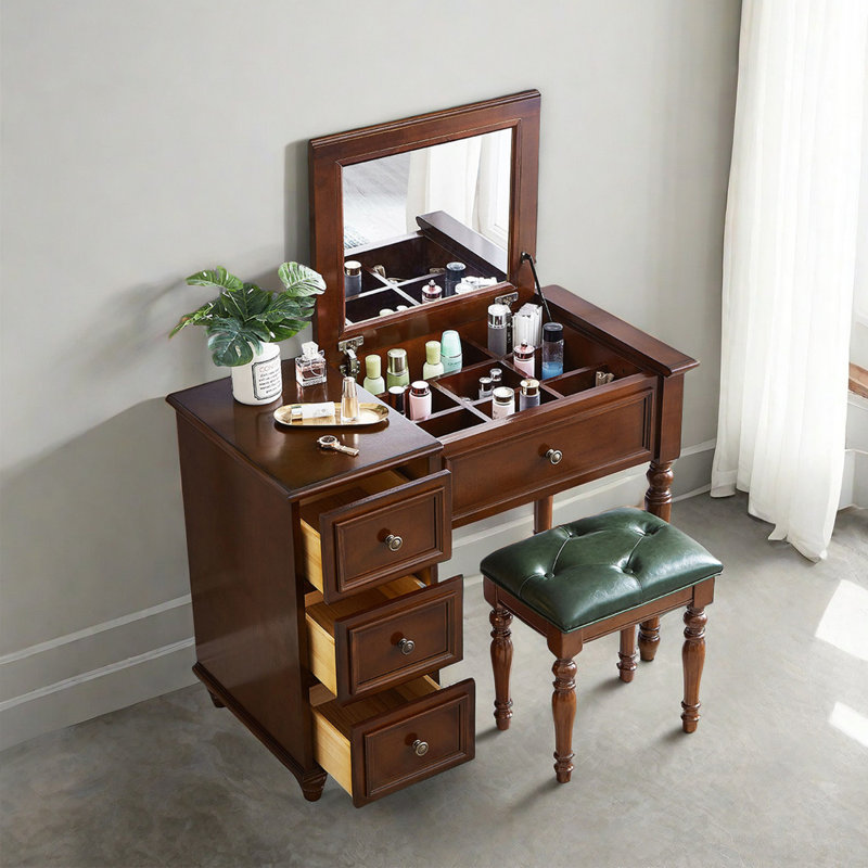 Coiffeuse Popwell, Brun