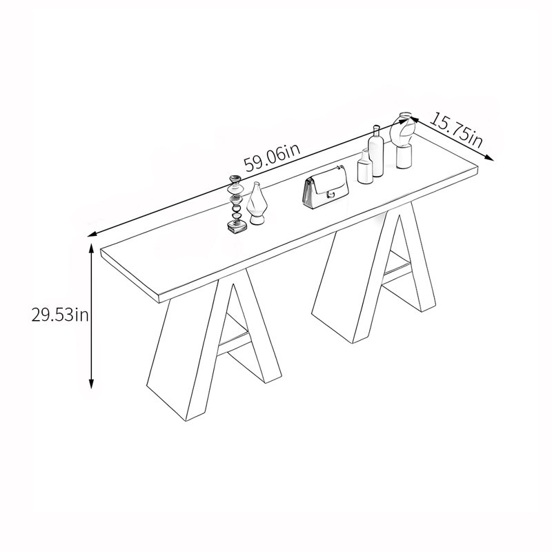 Présentoir multifonctionnel de couleur unie Creative, H 29,53 po x l 59,06 po x P 15,75 po