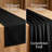 Black Velvet Table Runner 20"X103" for 8-12 Seater-1 Pc