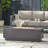 40" Outdoor 50,000 BTU Rectangular Iron Propane Fire Pit (Tank Cover Not Included)