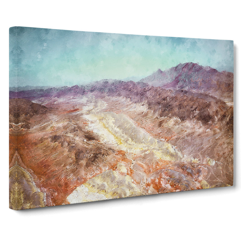 Nevada Desert - Wrapped Canvas Print, 35cm H x 50cm W x 3cm D