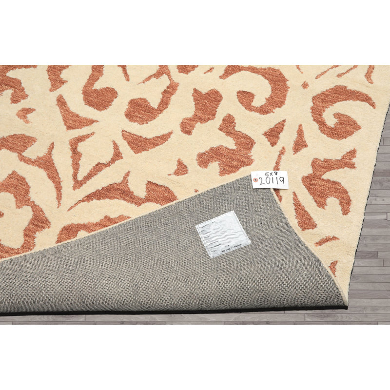 Tapis en laine touffeté à la main 5 x 8 po