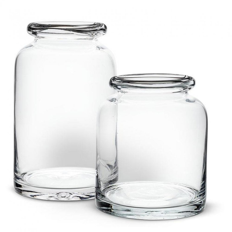 Vase de table en verre Harliv, H 9 po x l 5 po x P 5 po