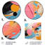 Blue And Pink Abstract Pop Fusion IV - Pop Art Metal Wall Art-337077590