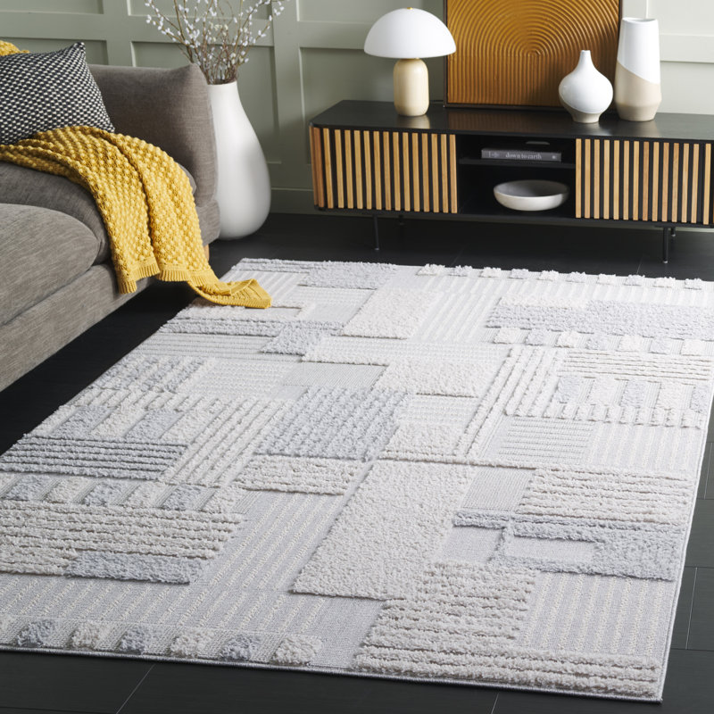 Trends 126 Performance Geometric Shapes Rug, Rectangle 5'3" x 7'6"