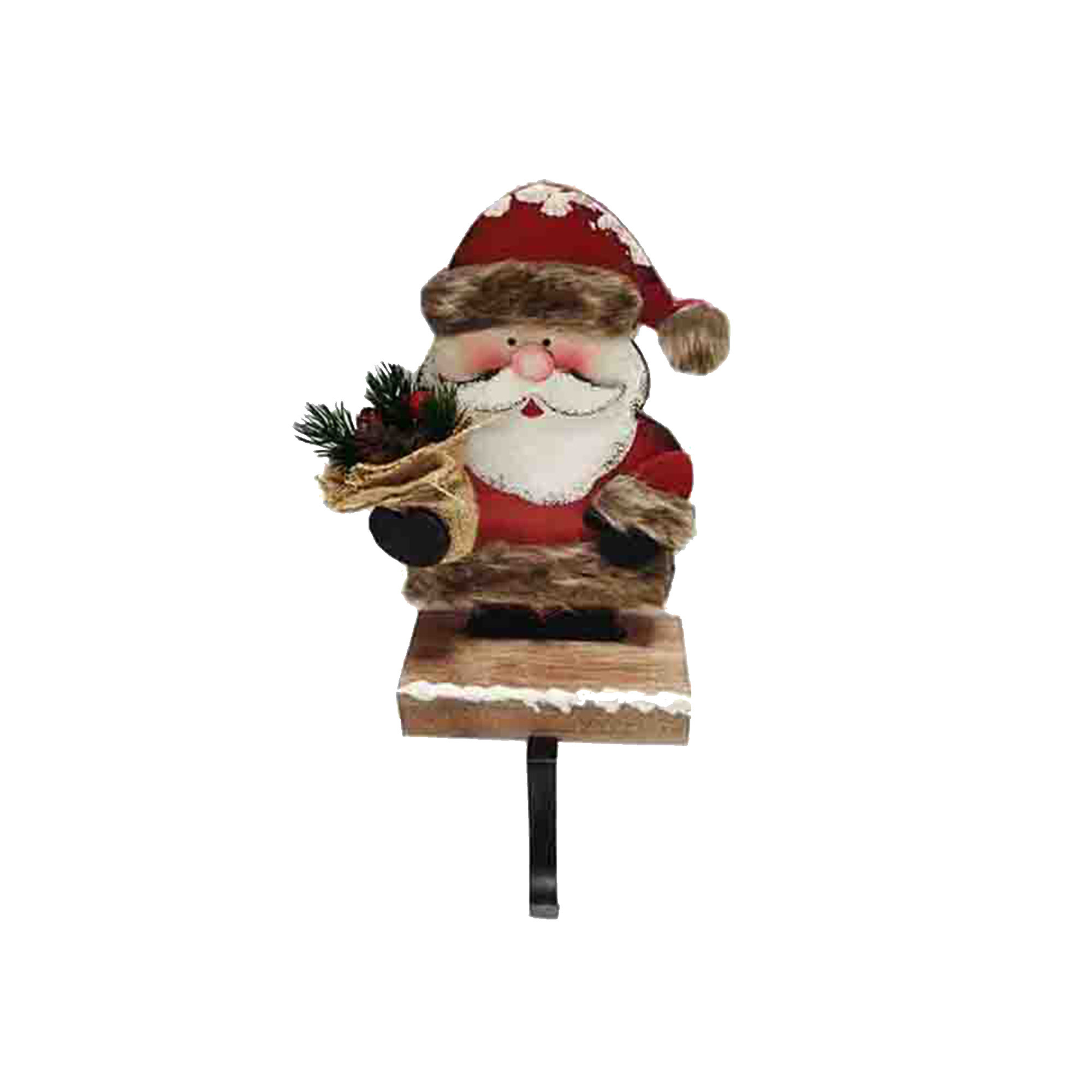 Polyresin Santa Stocking Holder main image 0