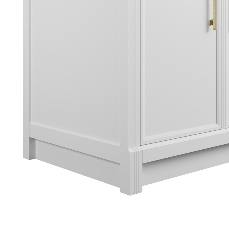 Bellshire Single Vanity Cabinet, Bright White, 36"