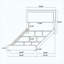 Ensemble de chambre avec très grand lit blanc 4 pièces Eastern-130207663-130207664-130207665