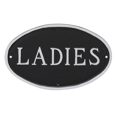 Plaque de jardin pour dames