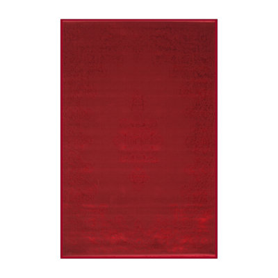 Tapis de zone rouge contemporaine