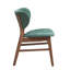 Ensemble de 2 chaises d'appoint Bevis Green