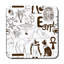 Square 6 Piece Coaster Set