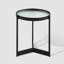 Akay Glass Top End Table-70211111-70211110