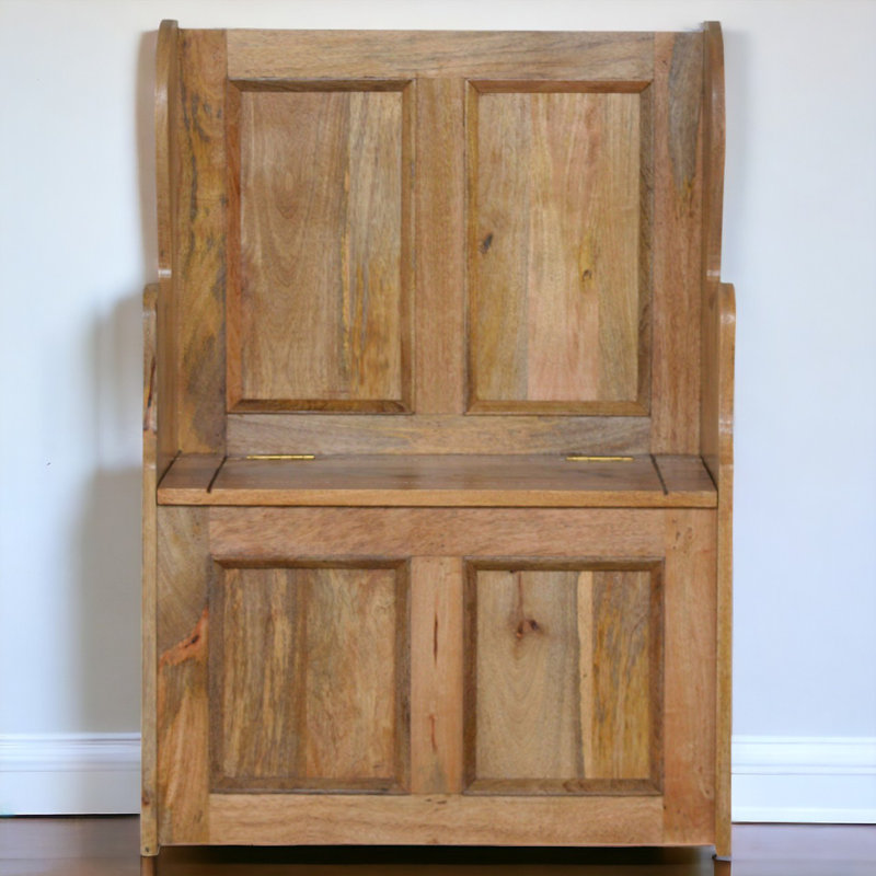Solid Wood Storage Bench