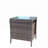 Outdoor Coffee Table with clear tempered glass-1286965177