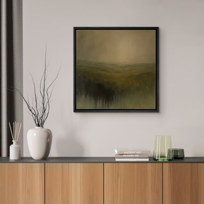 Reproduction d'art abstrait sur toile encadrée pour décoration intérieure moderne