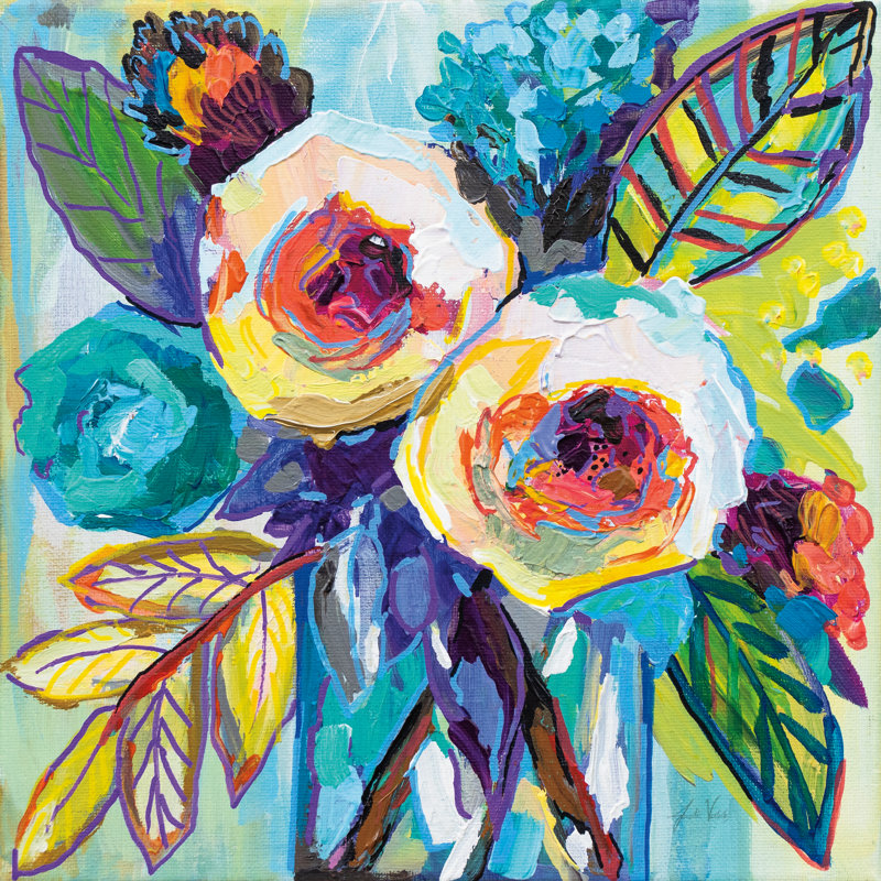 Bahamas Morning by Jeanette Vertentes - Wrapped Canvas Painting, 51cm H x 51cm W