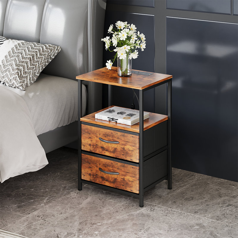 40 cm W Bedside Table