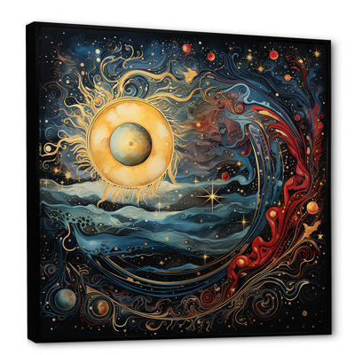 Celestial Astrology Galaxy Collage I - Astrology, art mural