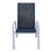 Outdoor Dining Armchair with Cushions