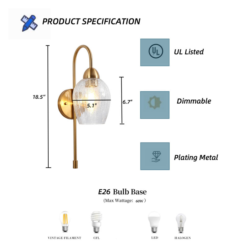 Jenavicia Armed Sconce