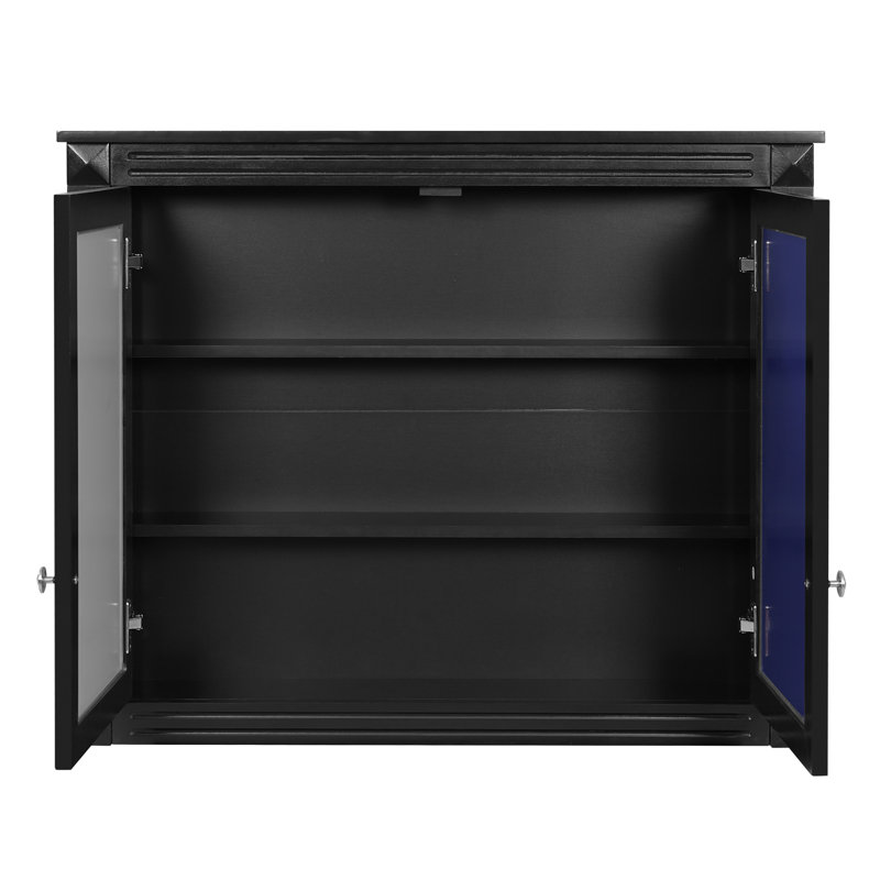 Armoire à pharmacie murale 36 po x 28 po, Noir