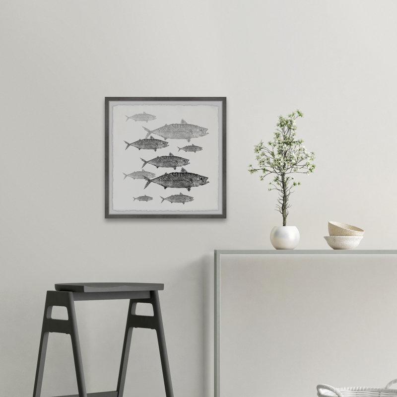 «Freshwater Fish», reproduction encadrée, H 12 po x l 12 po x P 1,5 po