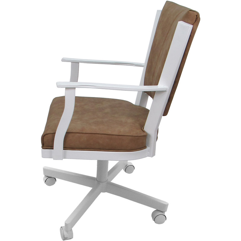 Vinyle brun pacane, Blanc