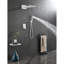Système de douche, pomme de douche cascade avec douche à main, ensemble de robinet de douche mural pour salle de bain