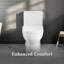 Toilette allongée monobloc Eviva 1,2 GPF (siège inclus)