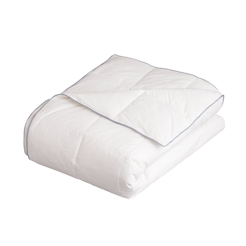 Twin White Cotton Cooling Blanket with PCM Technology