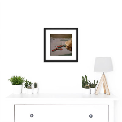 Airport Abstract 1 Piece Single Picture Frame Painting