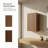 23" Tall Bathroom Wall Mounted Cabine-667319108
