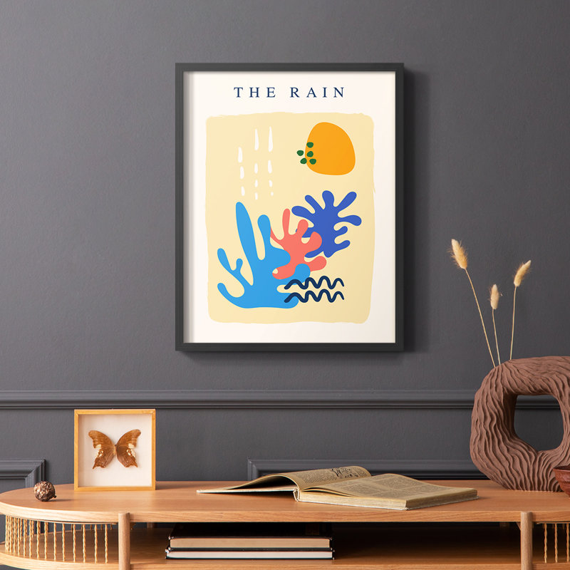 Matisse CDLXIV, reproduction encadrée - bois massif, Noir, H 14 po x l 11 po