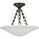 Aerin Mollino 16" Semi Flush Mount