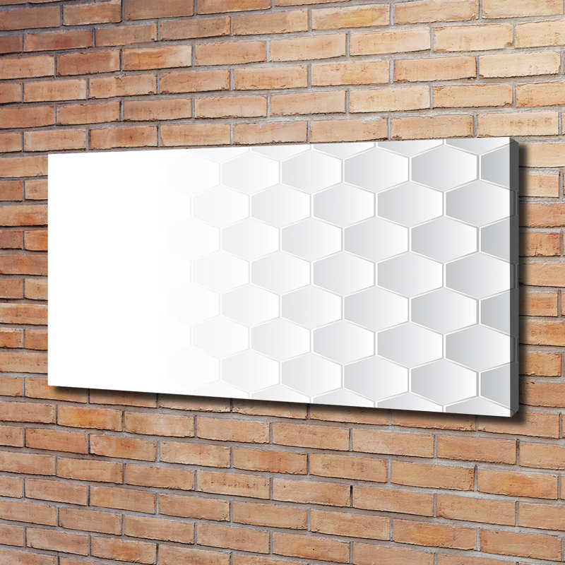 Hexagons Background - Wrapped Canvas Print