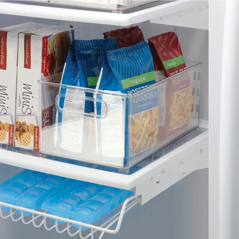 mDesign Plastic Stackable Kitchen Organizer Storage Bin