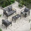 4 - Person Garden Lounge Set with Cushions-119330178