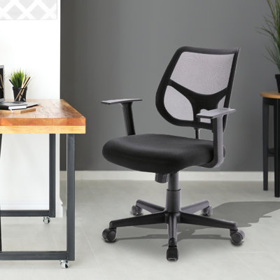 Chaise de travail ergonomique en filet Jhosep