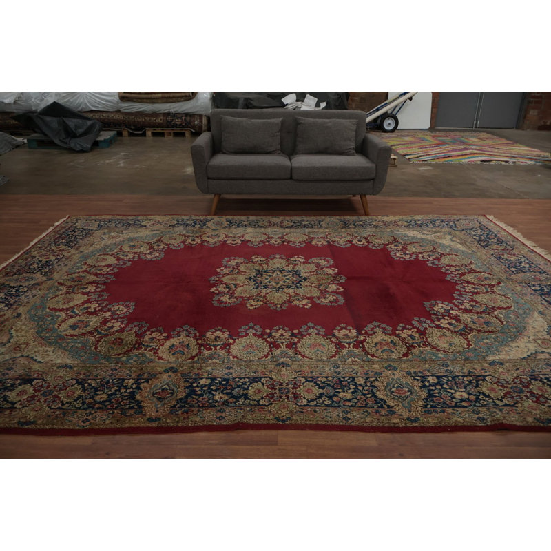 Tapis traditionnel à teinture végétale 9 x 12