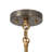 Breeana 5-Light Brown and Gold Finish Dimmable Sputnik Chandelier for Dining Room, Bedroom, Living Room, Kitchen Island 