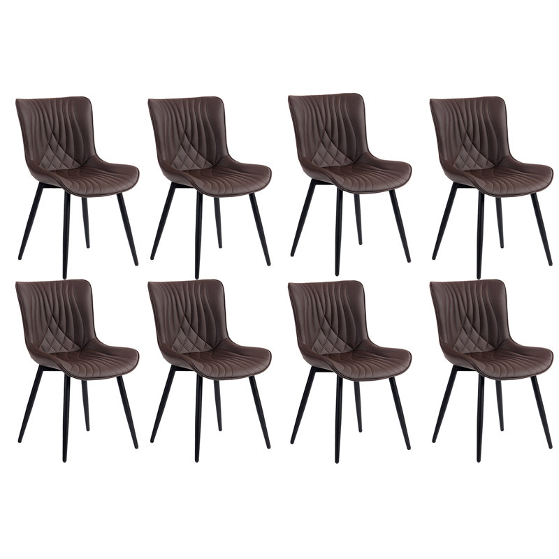Comfortable Padded Dining Chairs with Back Easy Assembly Upholstered Side Chair, Accent Chairs for Kitchen, Dining Room